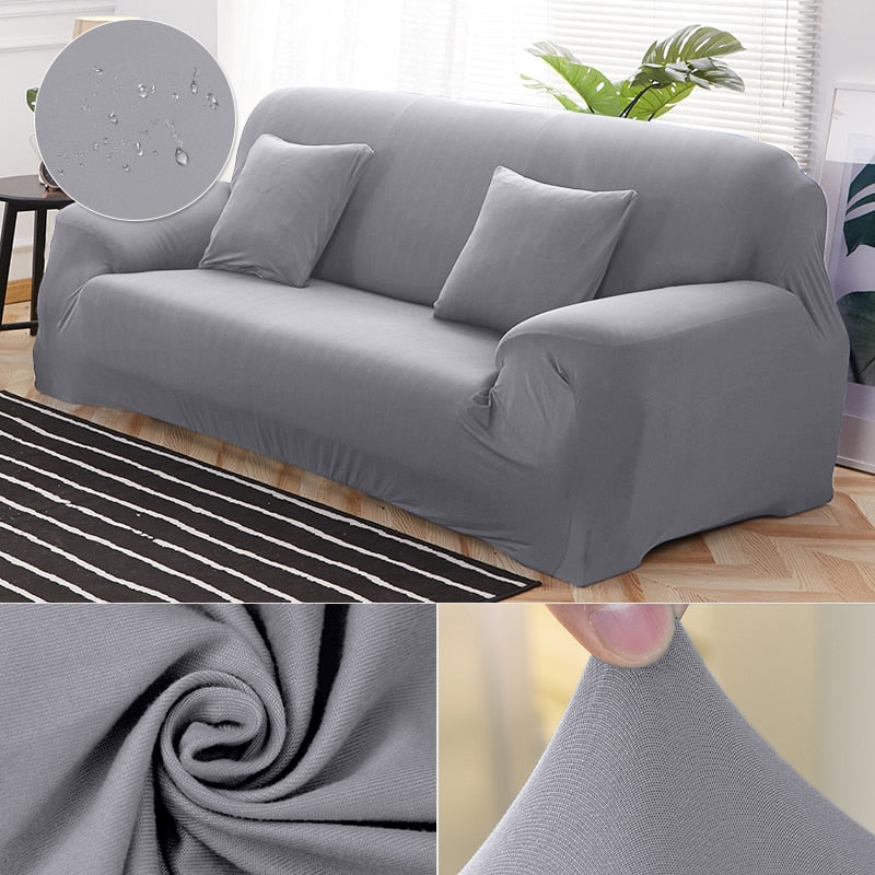 Waterproof Sofa Cover 1/2/3/4 Seater Couch Cover High Stretch Sofa Slipcover Furniture Protector Cover For Living Room All Cover