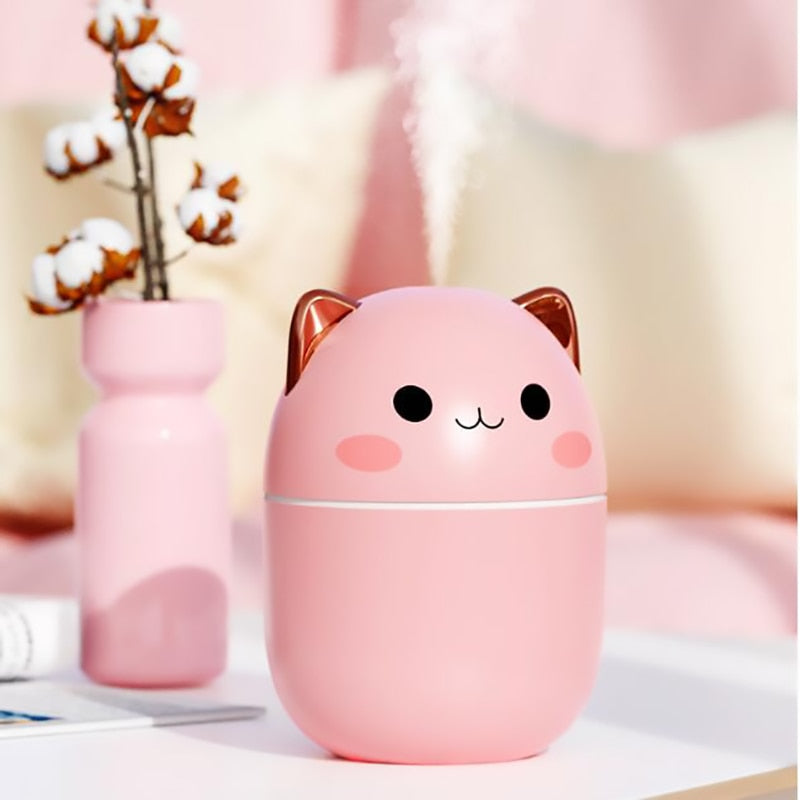 Mini Household Small USB Humidifier LED Night Lamp