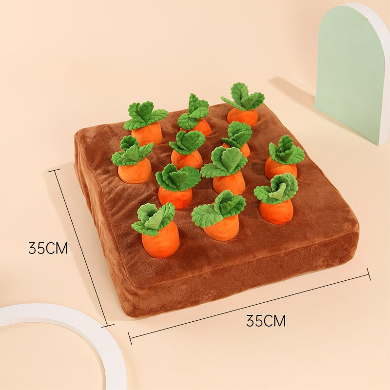 Carrot Plush Toy - Snuffle Mat