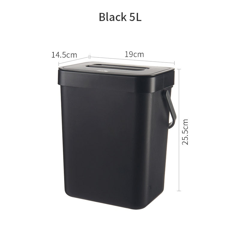 3/5/7L Hanging Trash Can