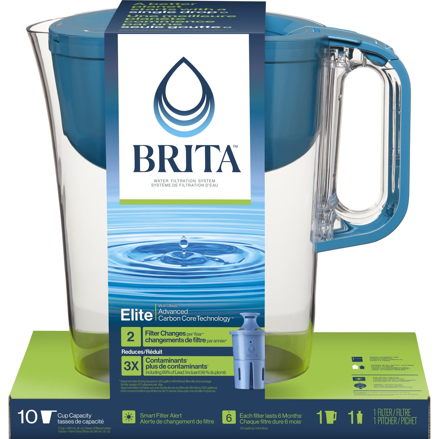 Brita Large 10 Cup Water Filter Pitcher