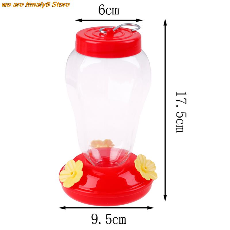 Plastic Bird Water Feeder Bottle - Hanging Hummingbird Feeder