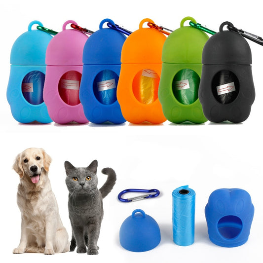 Pet Dog Poop Bag Dispenser Waste Garbage Holder Dispenser