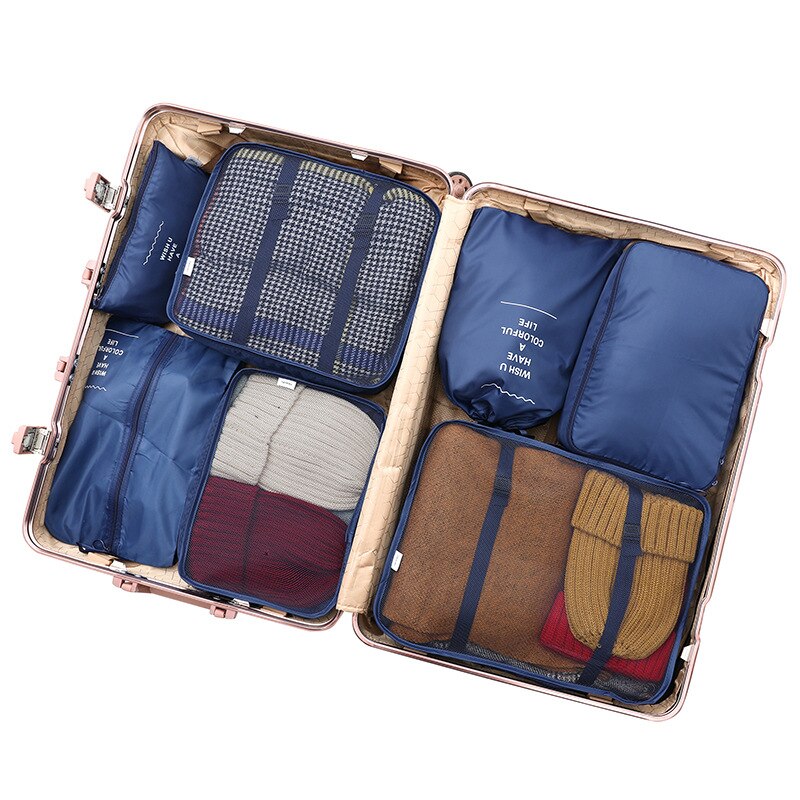 6/7/8 Piece Set Travel Storage Bags