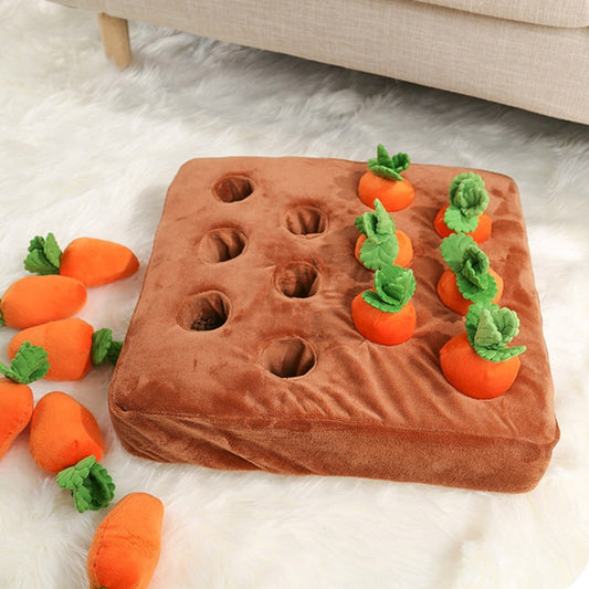 Carrot Plush Toy - Snuffle Mat