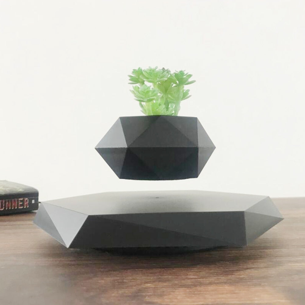 Levitating Air Bonsai Pot Rotation Planters Desk Decor