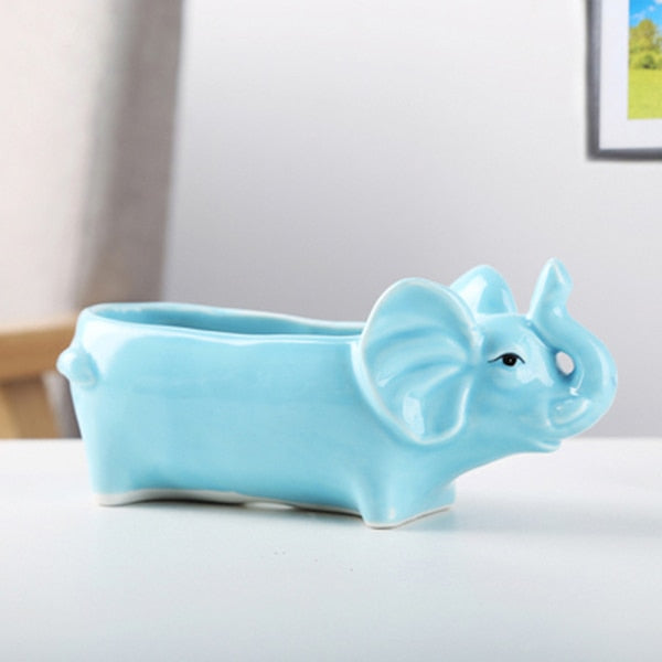 Cute Alpaca Desktop Flower Pot