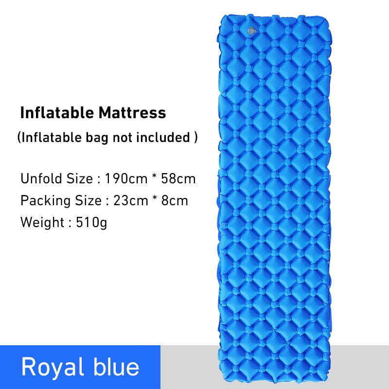 Outdoor Sleeping Pad - Camping Inflatable Mattress