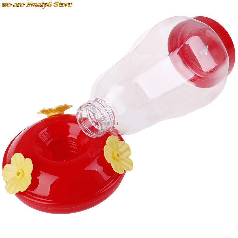 Plastic Bird Water Feeder Bottle - Hanging Hummingbird Feeder