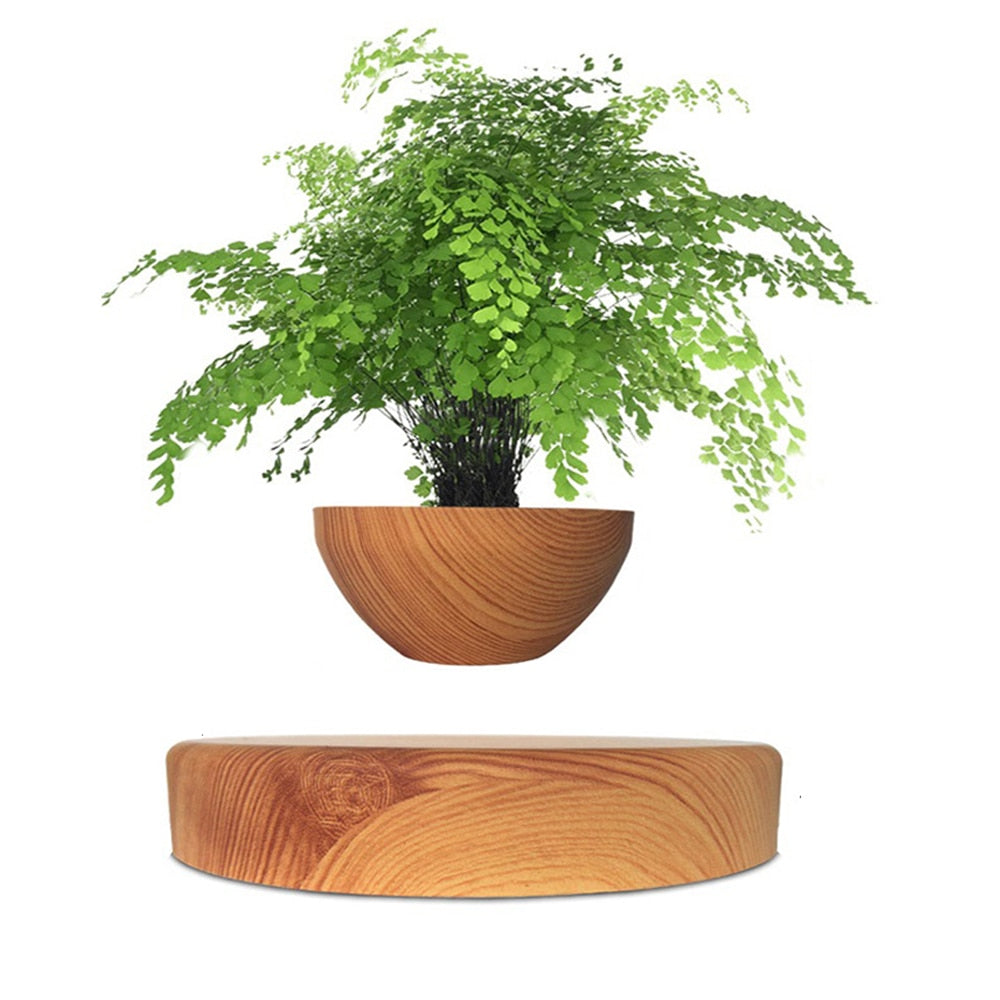 Levitating Air Bonsai Pot Rotation Planters Desk Decor