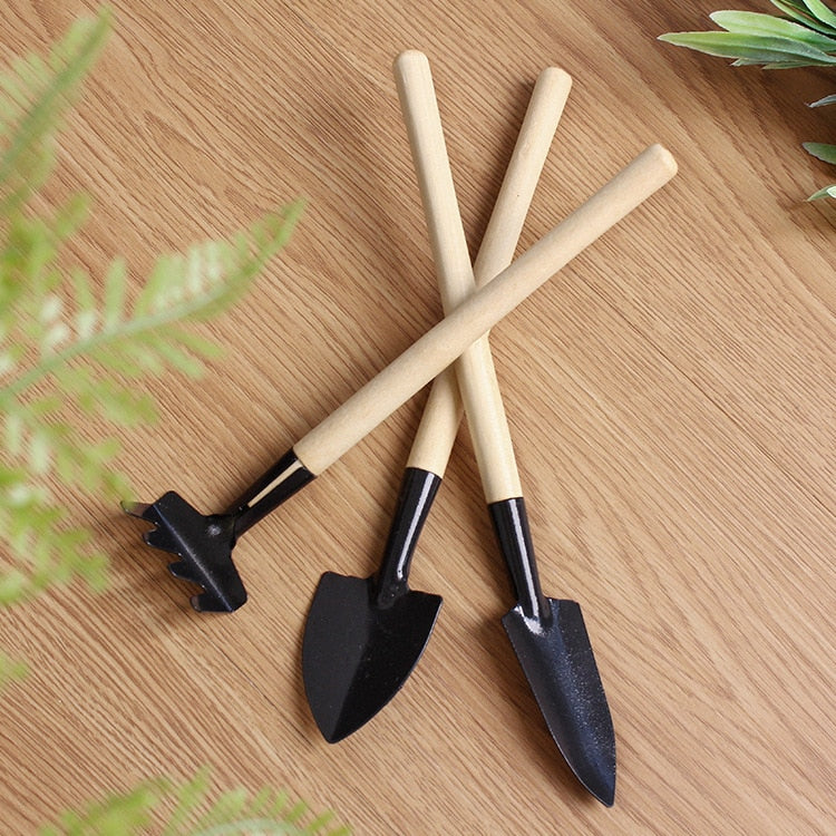 3 Piece Set Mini Gardening Potting Tools