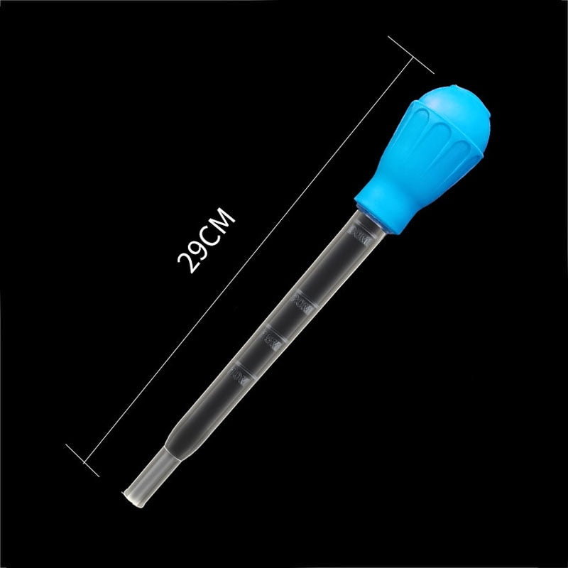 Lengthen Pipettes Aquarium siphon fish tank vacuum cleaner - Tools for aquarium water changer 29cm 45cm 30ml 50ml