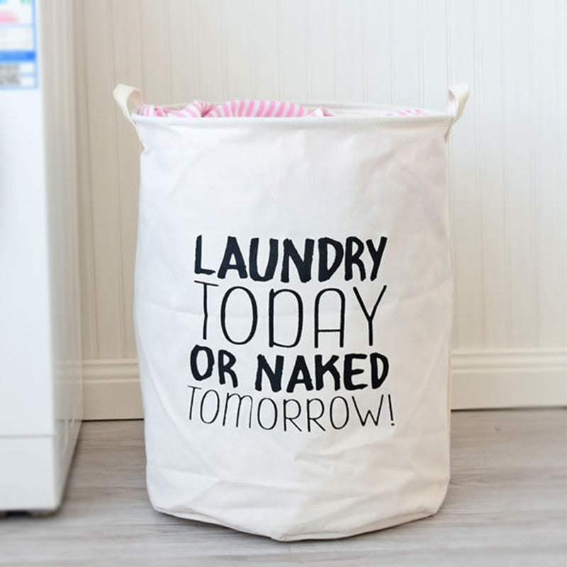 Folding Laundry Clothes Hamper