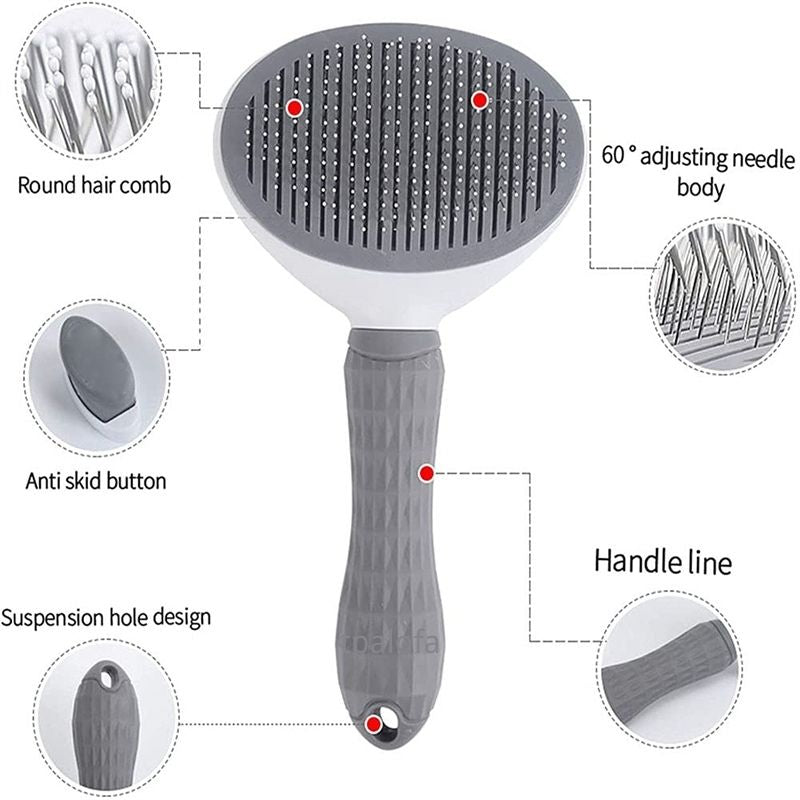 Grooming Care - Brush Stainless Steel Comb For Long Hair Pets