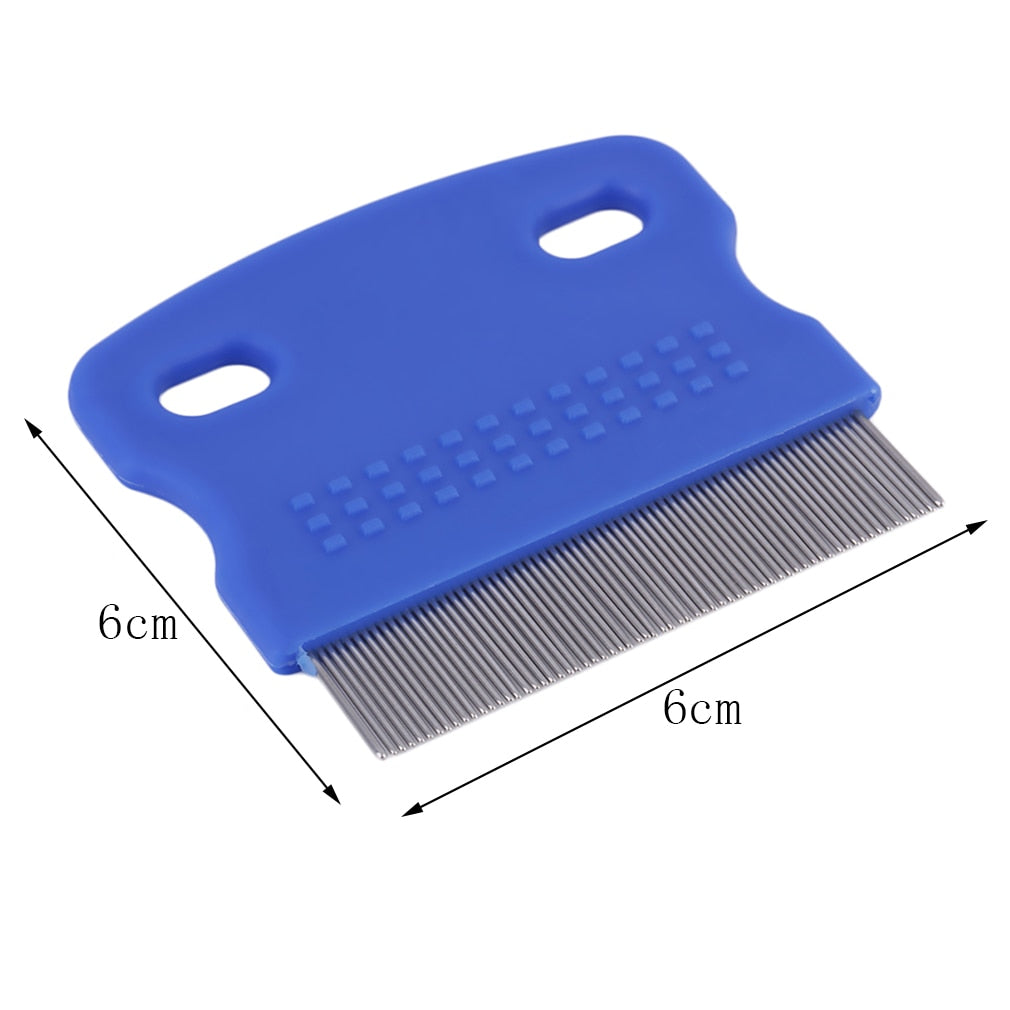 Dog Flea Steel Brush Hair Comb - ABS Stainless Intensive Steel Needle